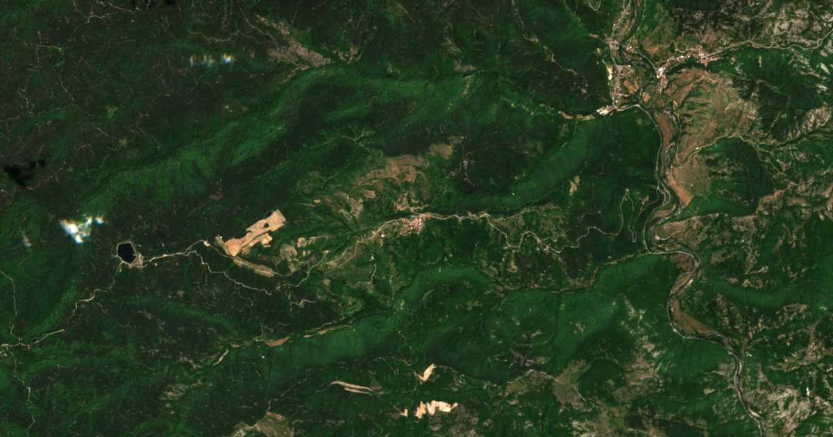 Satelitska karta: Kremen