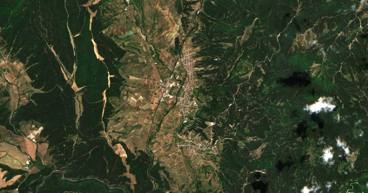Satelitska karta: Kraište