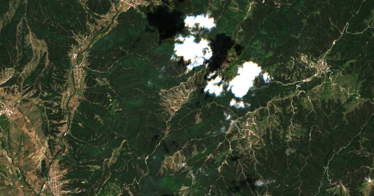 Satelitska karta: Ljutovo
