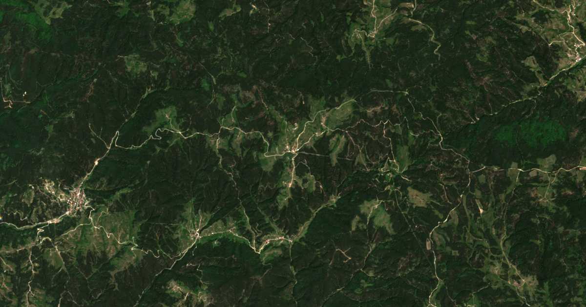 Satelitska karta: Orcevo