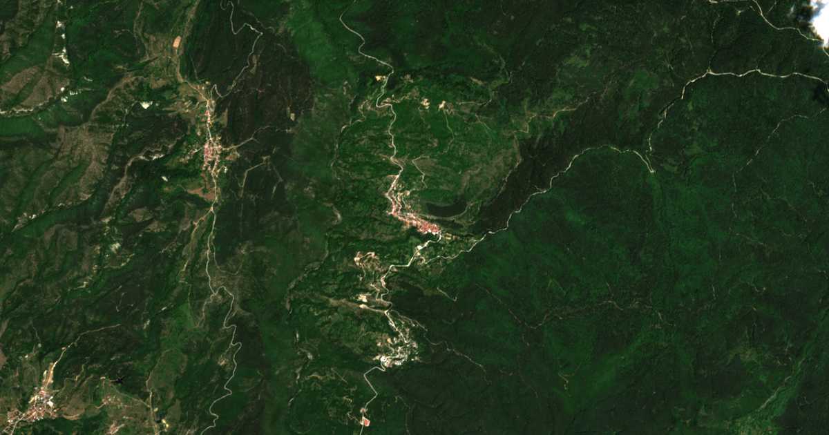 Satelitska karta: Gorno Drjanovo