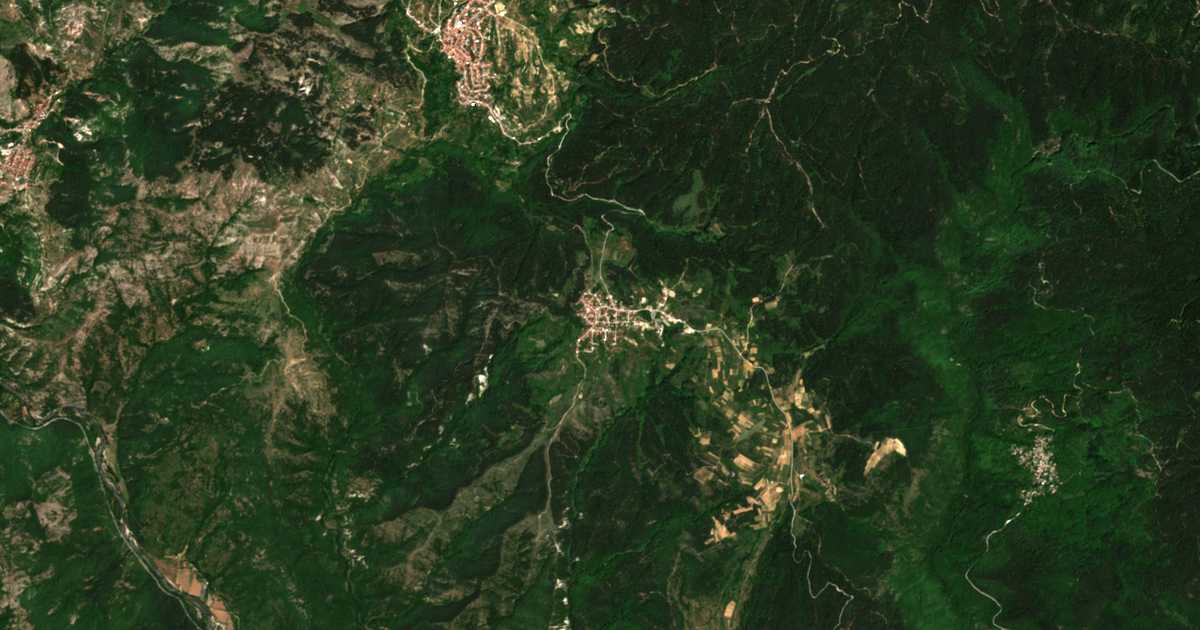 Satelitska karta: Osikovo