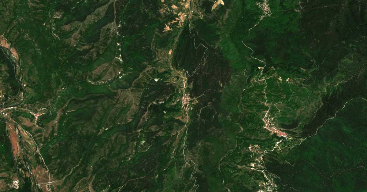Satelitska karta: Skrebatno