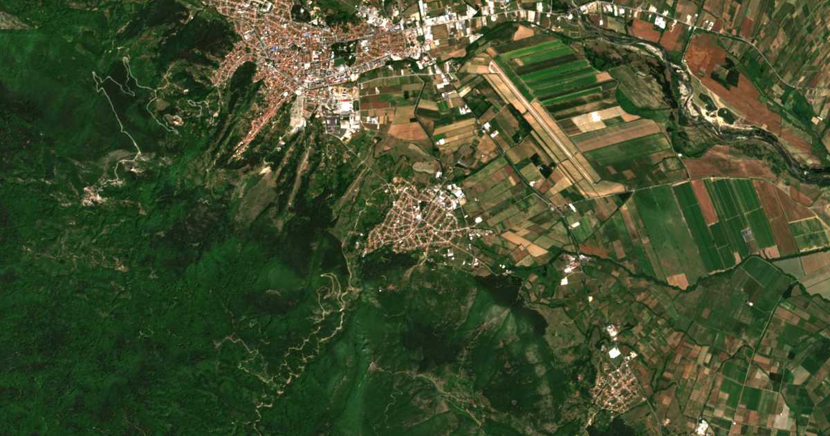 Satelitska karta: Mosomište