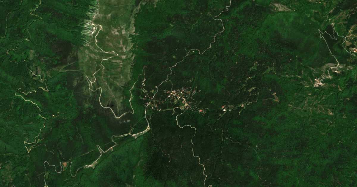 Satelitska karta: Popovi livadi