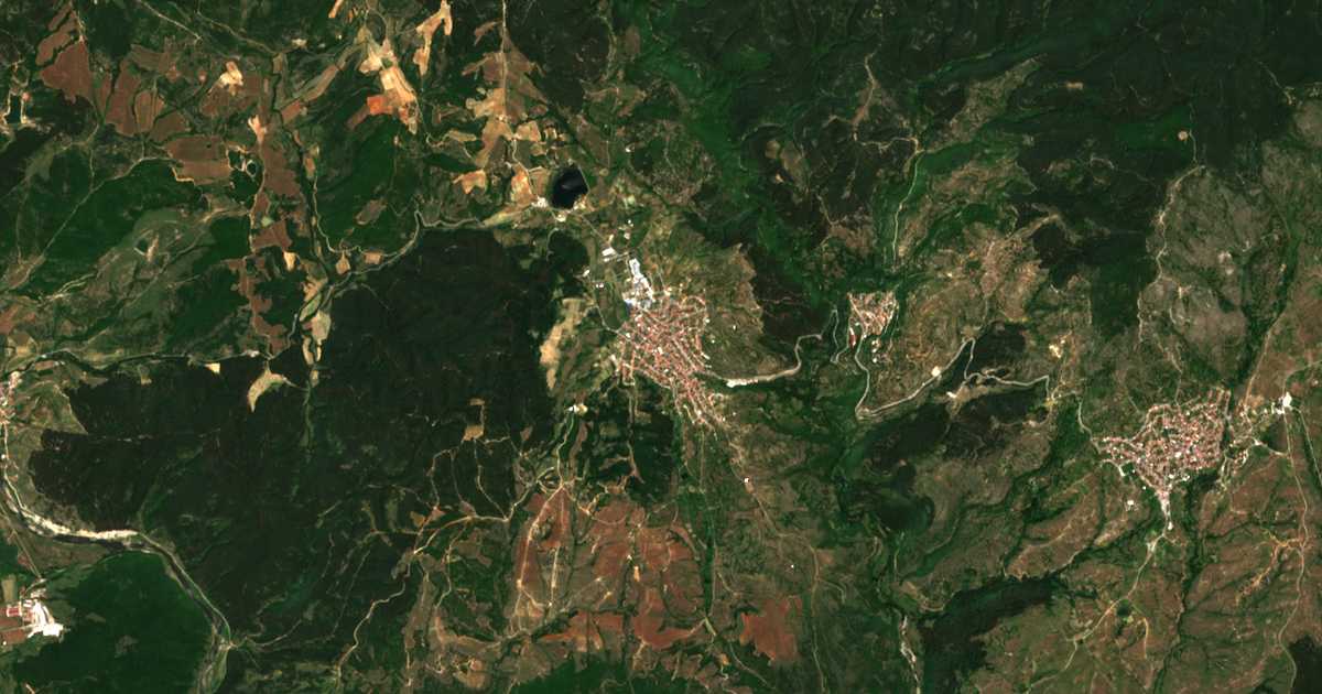 Satelitska karta: Ablanica