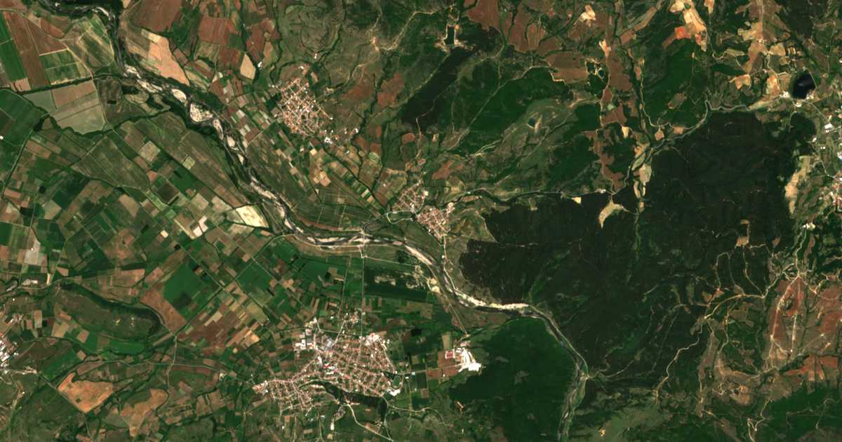 Satelitska karta: Blacka