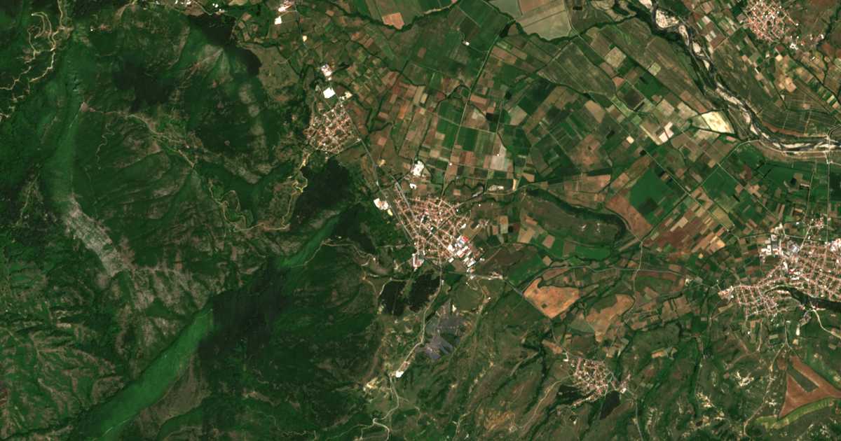 Satelitska karta: Koprivlen