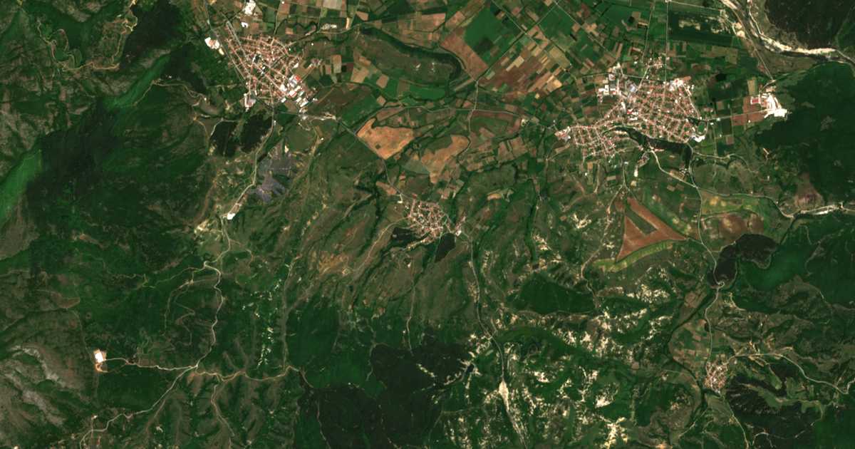Satelitska karta: Sadovo