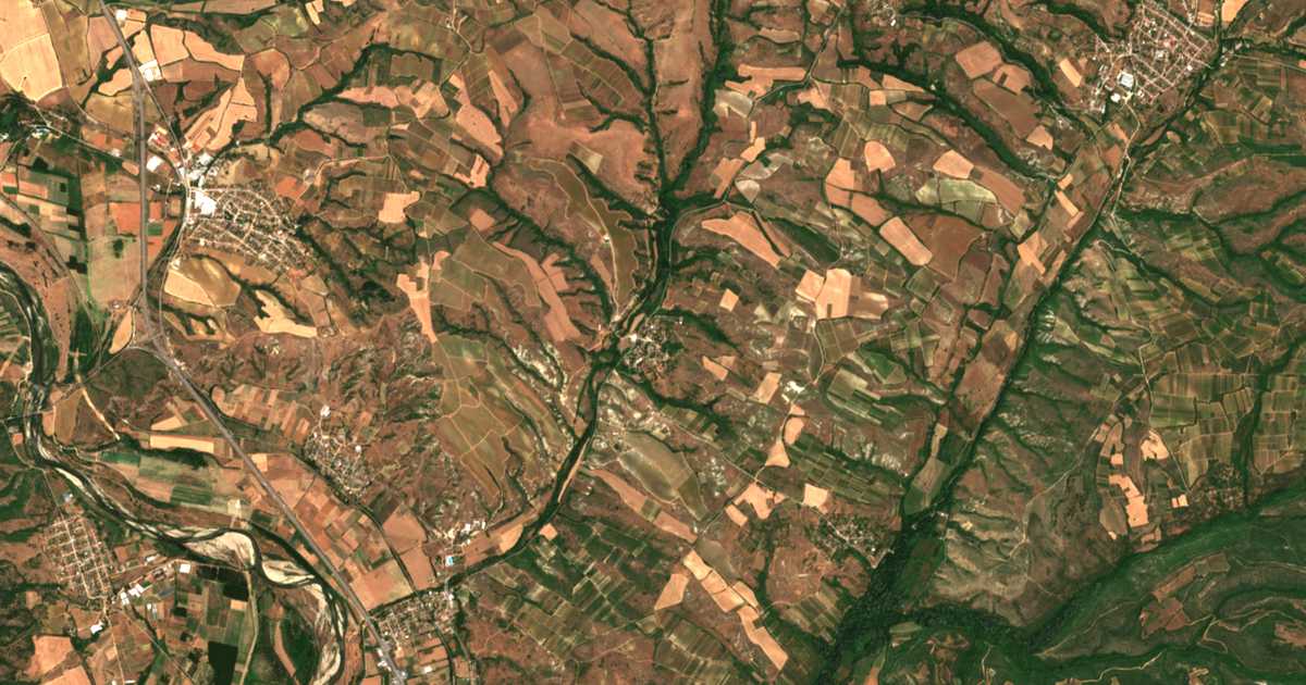 Satelitska karta: Dolno Spančevo