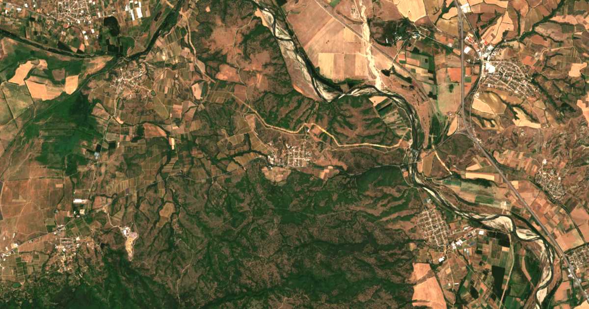 Satelitska karta: Drangovo