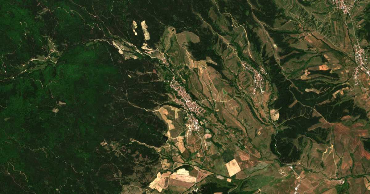 Satelitska karta: Bačevo