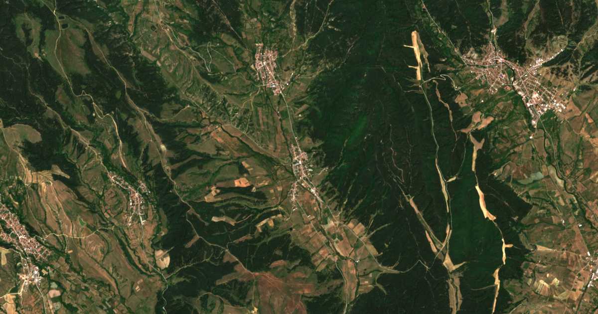 Satelitska karta: Dolno Draglište