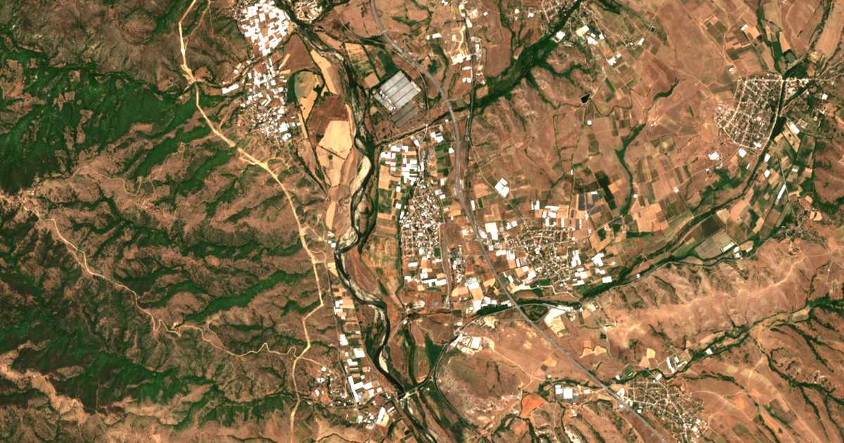 Satelitska karta: Damjanica