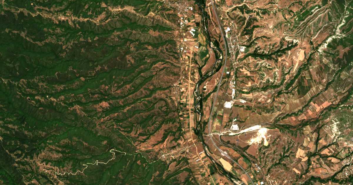 Satelitska karta: Gorna Krušica