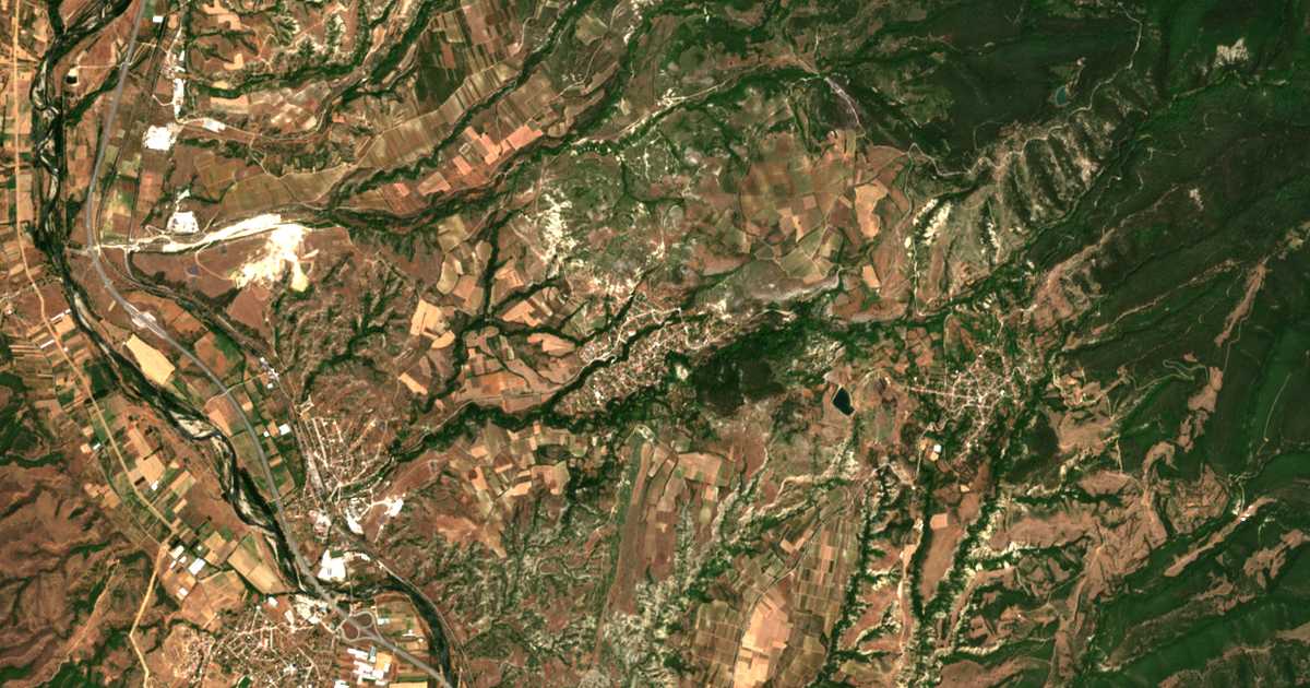 Satelitska karta: Ilindenci
