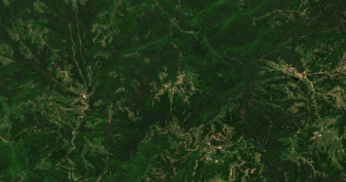 Satelitska karta: Kolibite