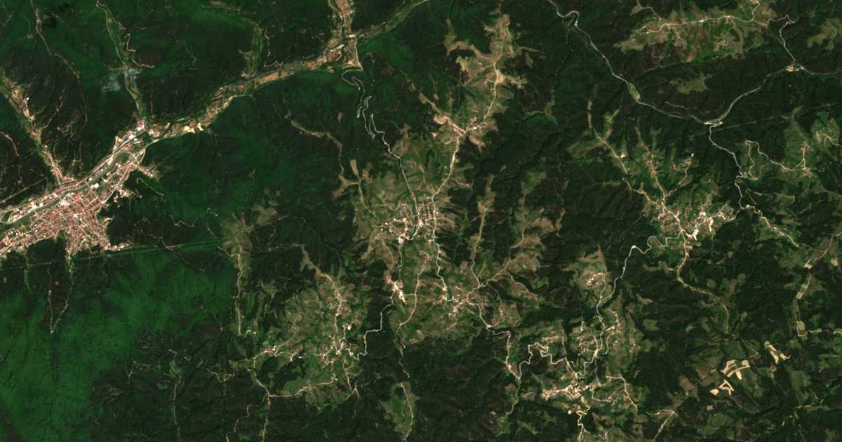 Satelitska karta: Konarsko