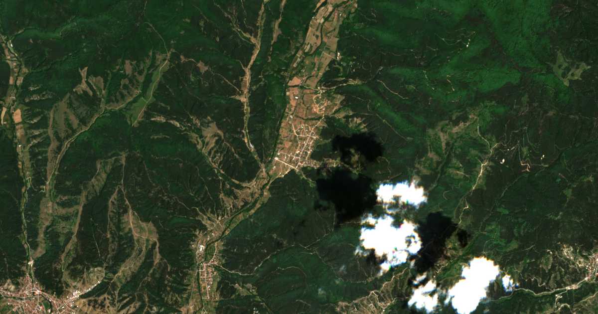 Satelitska karta: Jurukovo