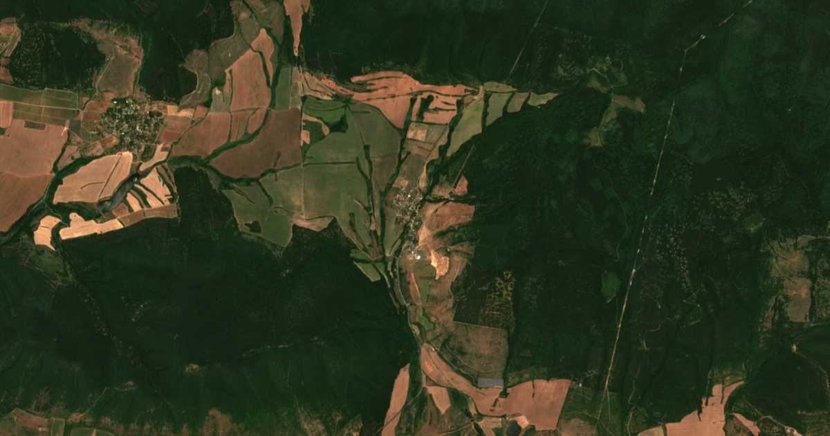 Satelitska karta: Raklinovo