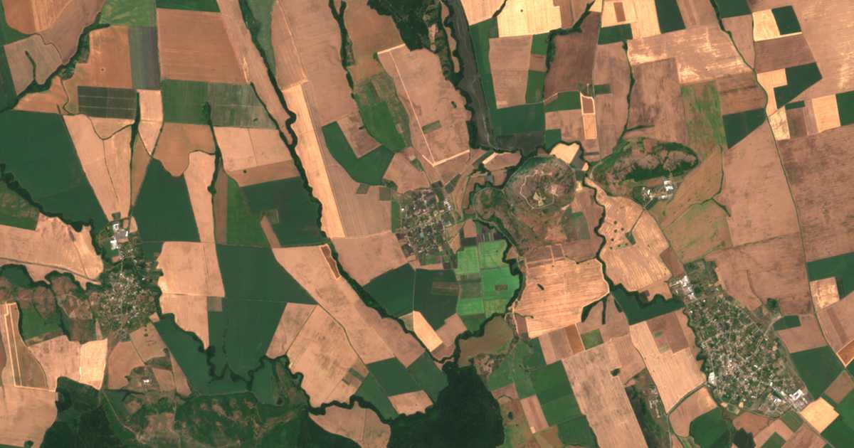 Satelitska karta: Željazovo