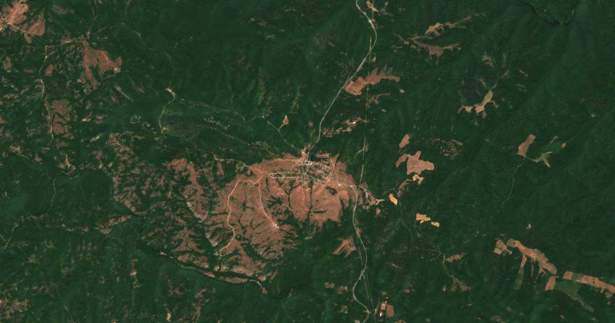 Satelitska karta: Zvezdec