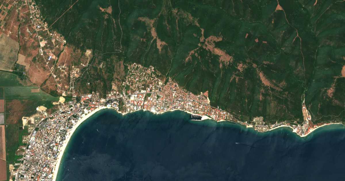 Satelitska karta: Sveti Vlas