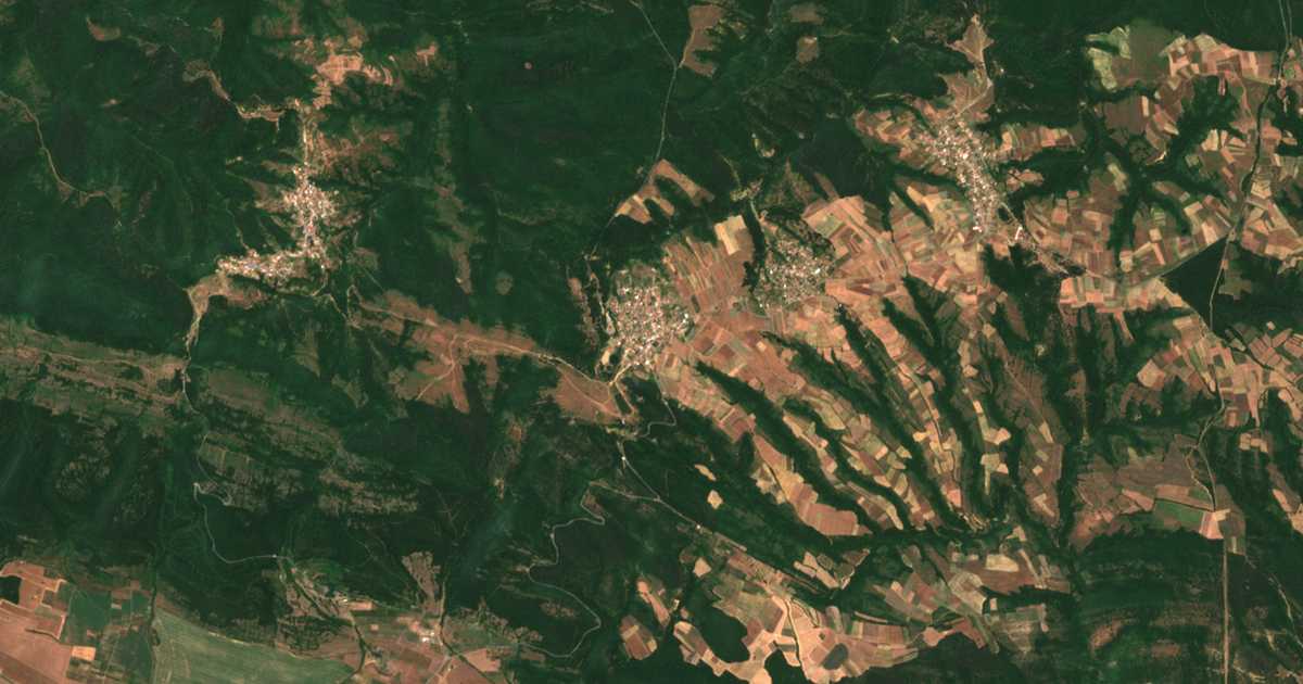 Satelitska karta: Dobra Poljana
