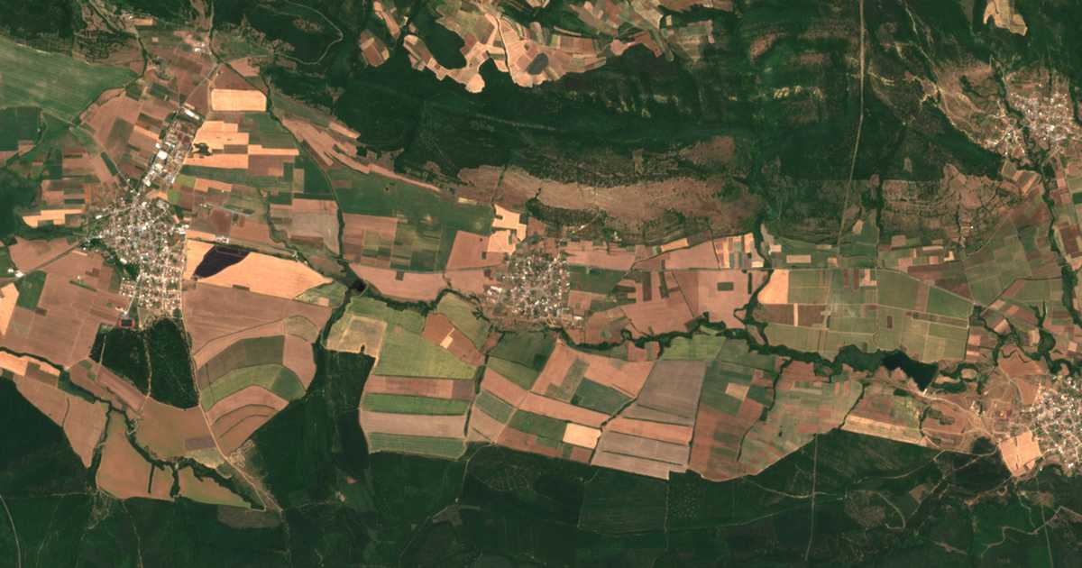 Satelitska karta: Preobraženci