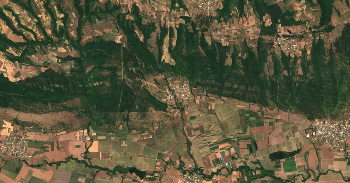 Satelitska karta: Razbojna
