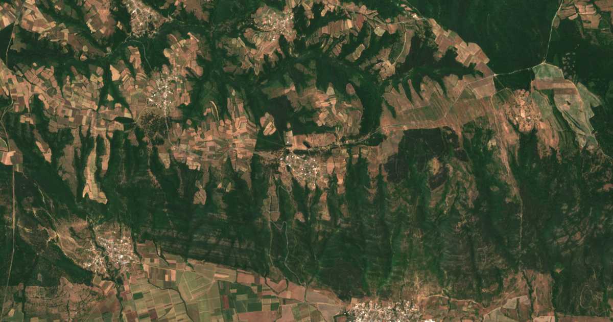 Satelitska karta: Sini Rid