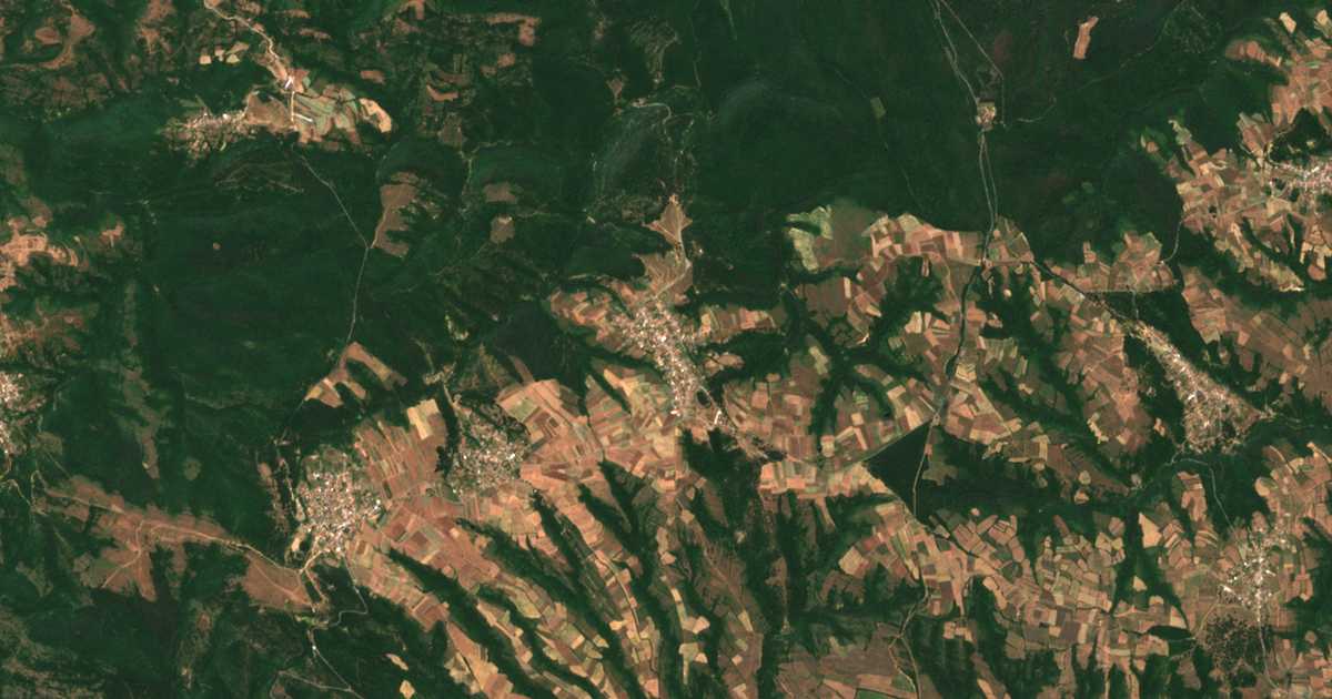Satelitska karta: Topčijsko