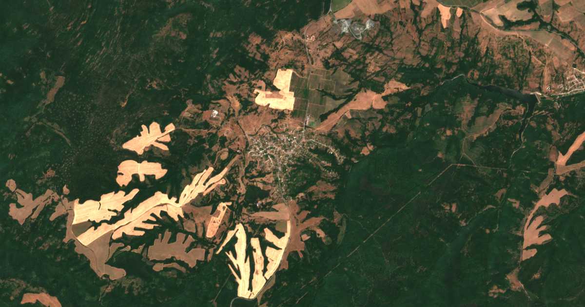 Satelitska karta: Kruševec