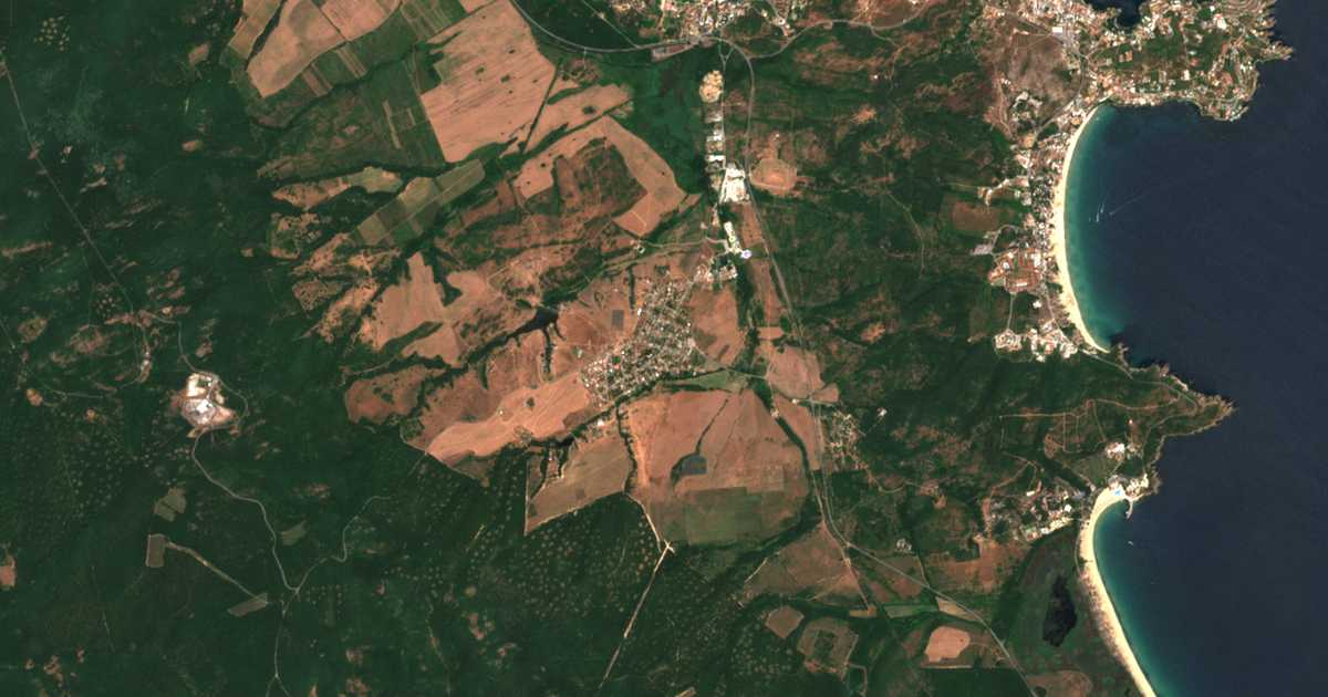 Satelitska karta: Ravadinovo