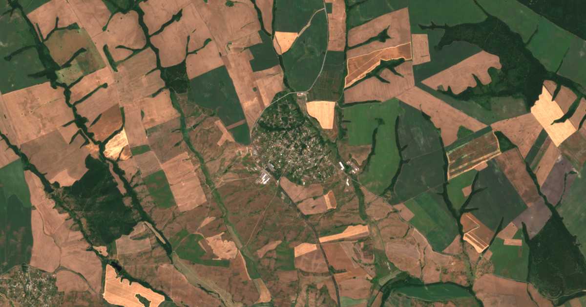 Satelitska karta: Djulevo