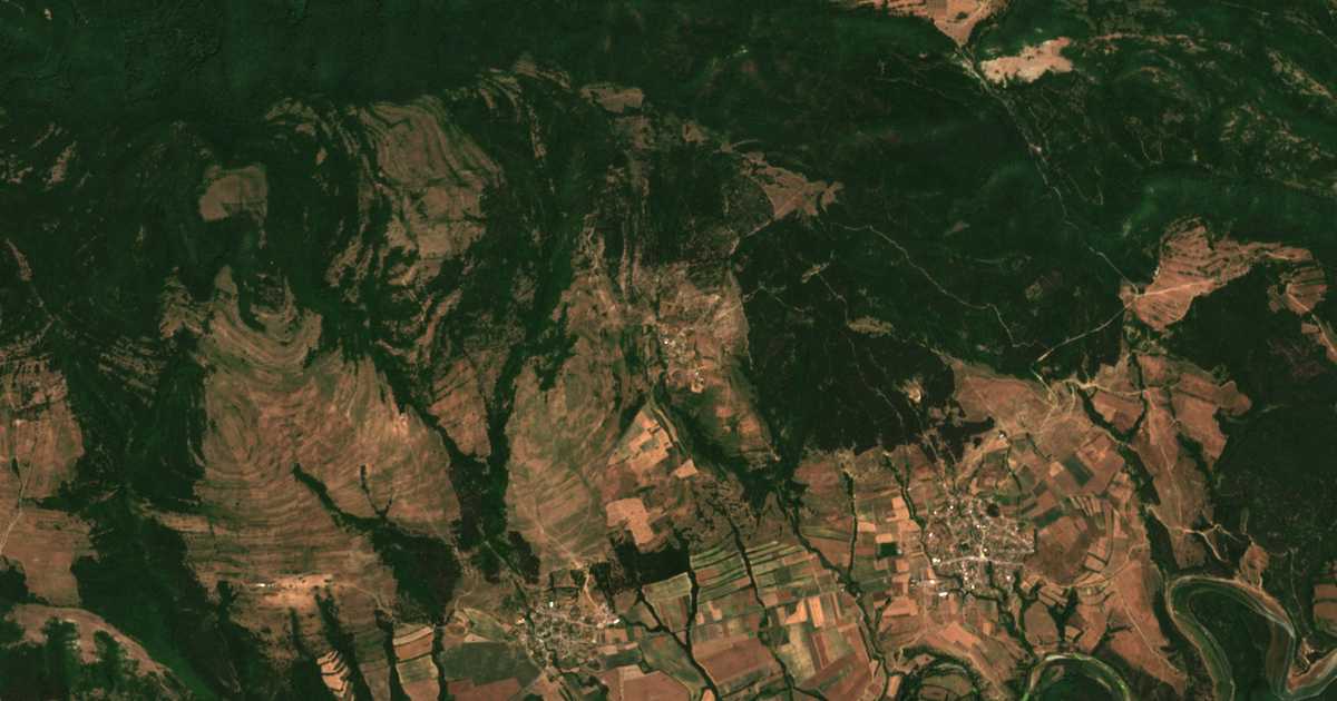 Satelitska karta: Pčelin