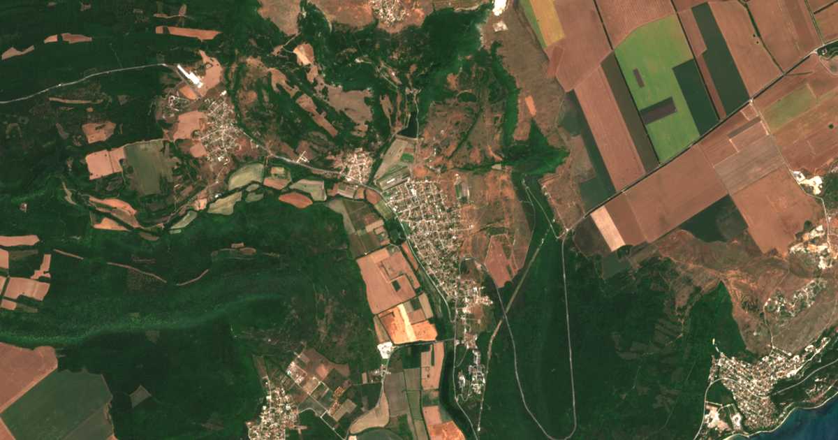 Satelitska karta: Obročište