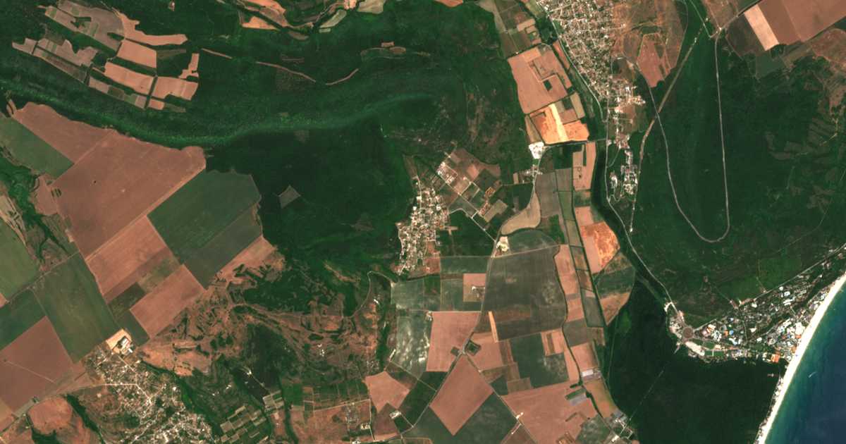 Satelitska karta: Rogačevo