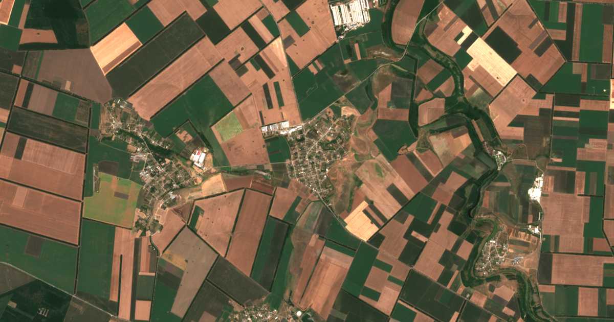 Satelitska karta: Kozlodujci
