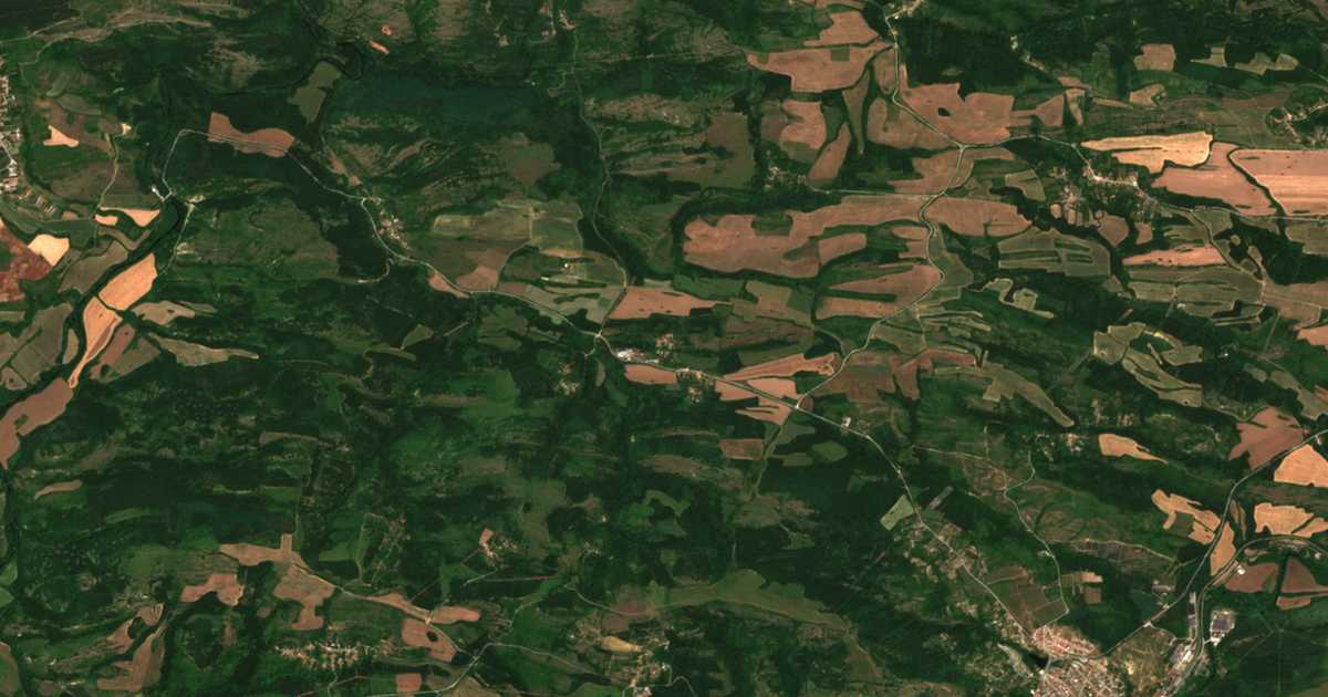 Satelitska karta: Denčevci