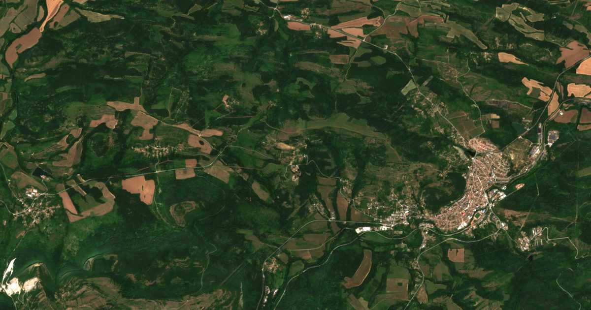 Satelitska karta: Geša