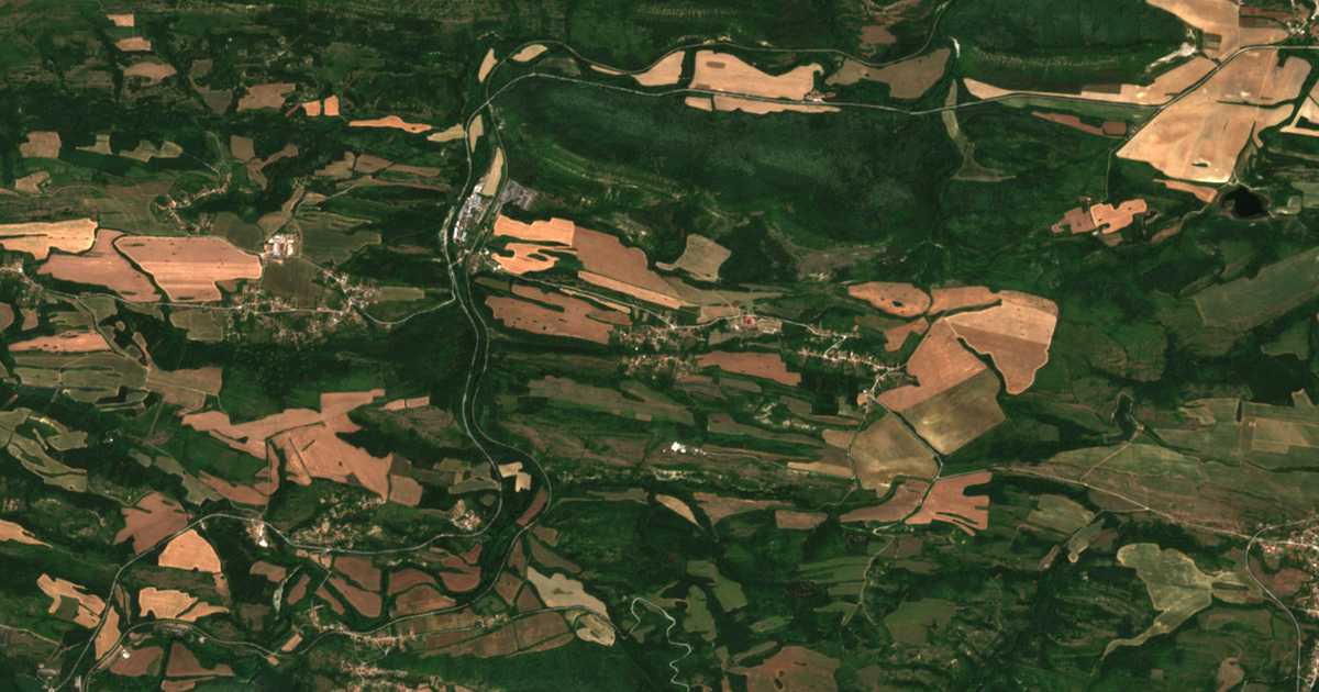 Satelitska karta: Kosarka