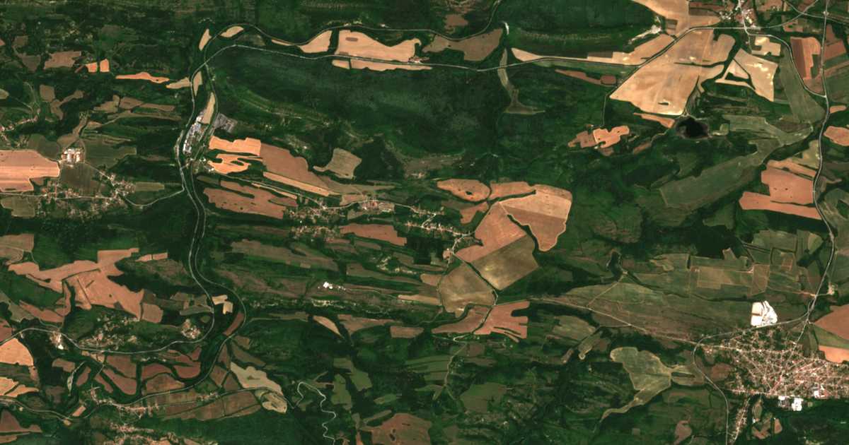 Satelitska karta: Manoja