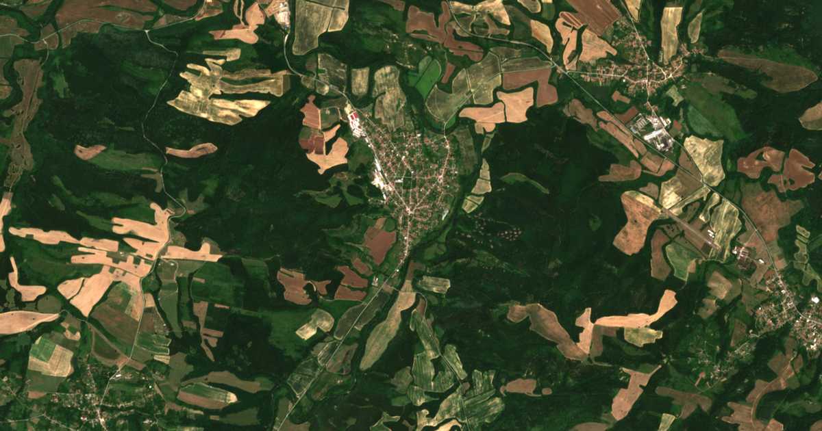 Satelitska karta: Gorna Rosica