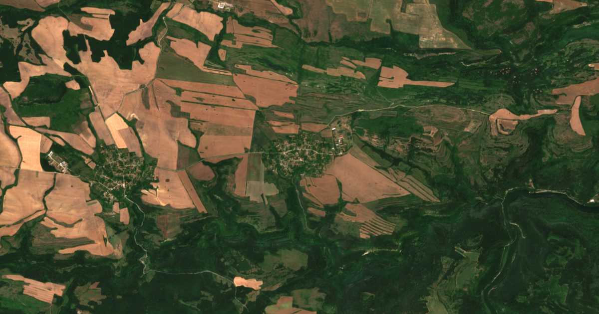 Satelitska karta: Gradište