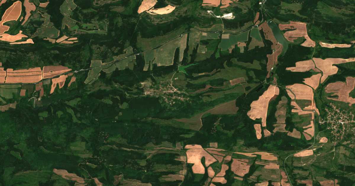 Satelitska karta: Idilevo