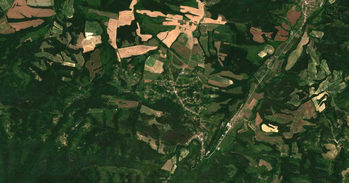 Satelitska karta: Šumata