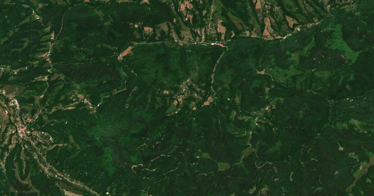 Satelitska karta: Tabaška