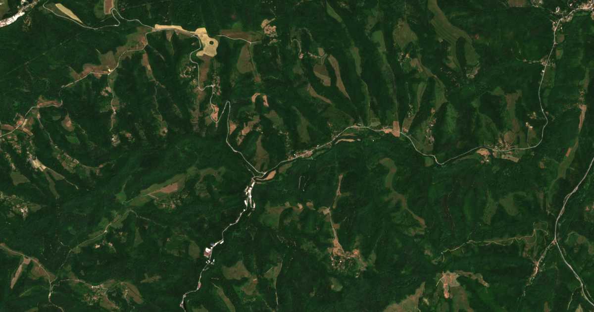 Satelitska karta: Belica