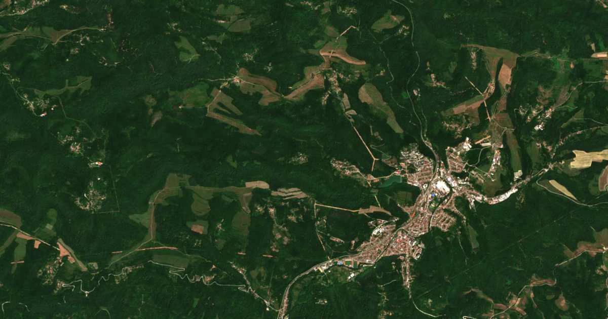 Satelitska karta: Genčovci